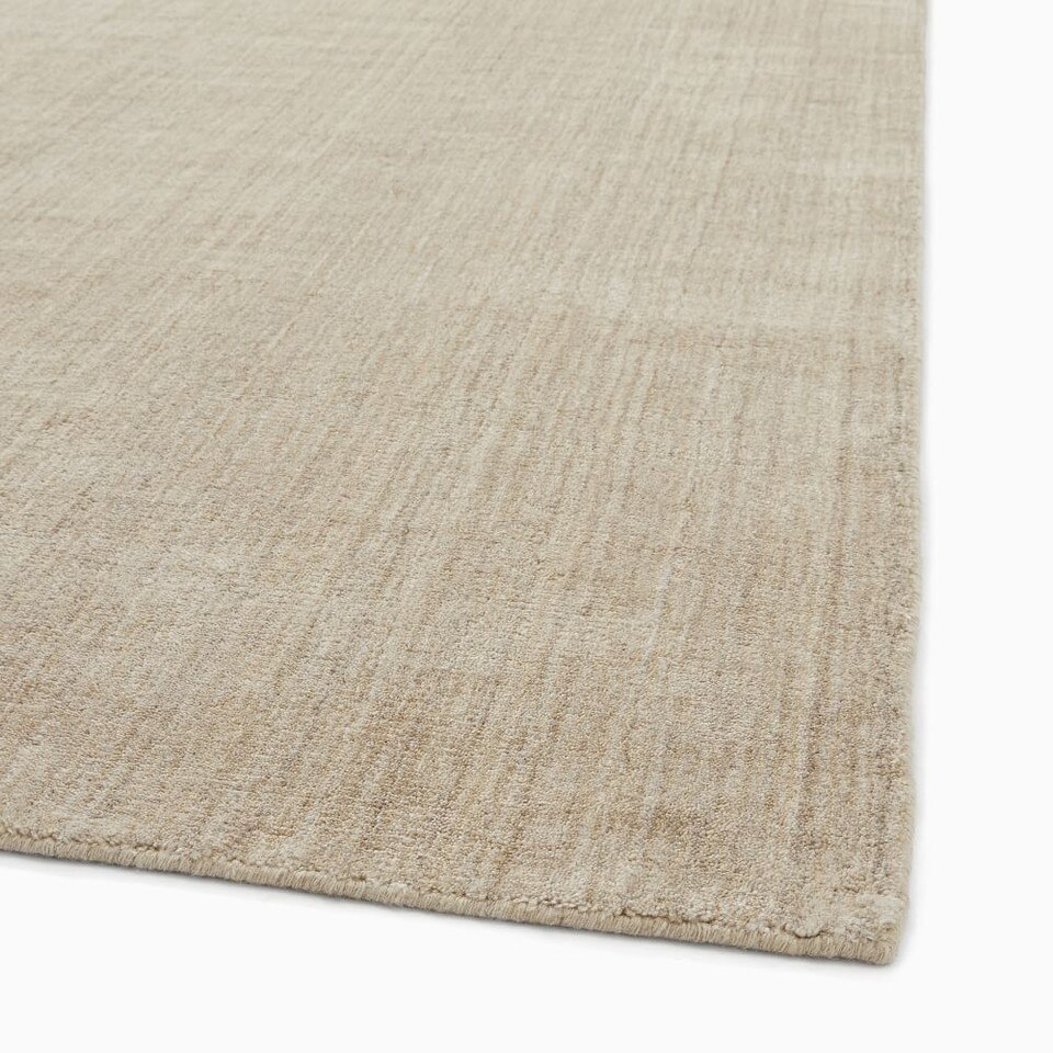 HandLoomed Shine Rug Grey West Elm UK